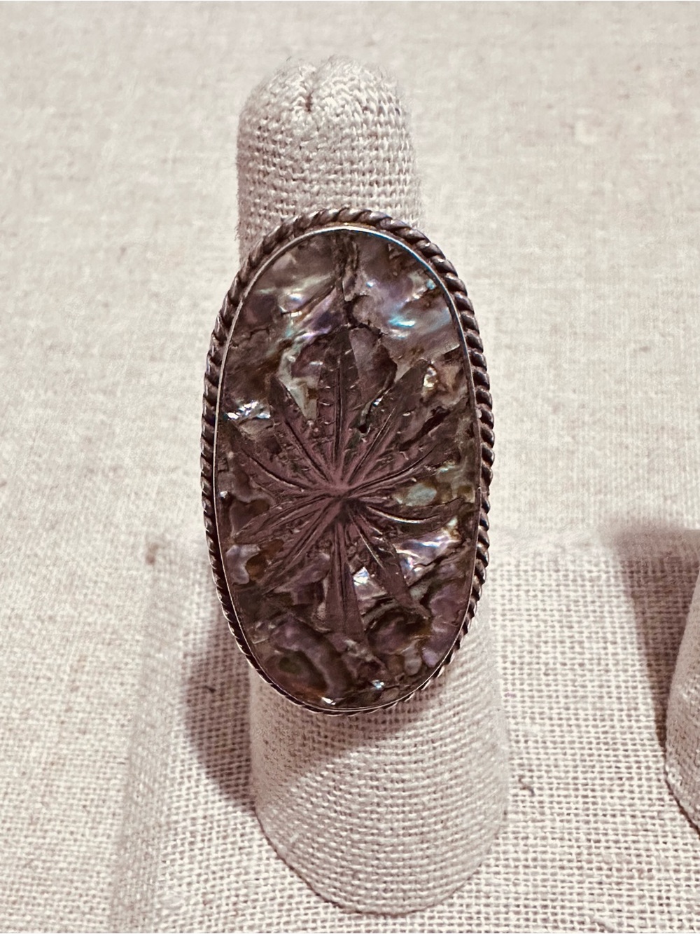 Vintage | Ring | Sterling Silver Palm Tree Ring